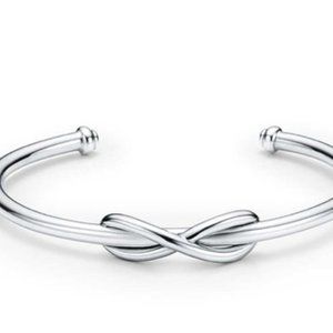 Tiffany & Co. Sterling Silver Infinity Cuff Bangle